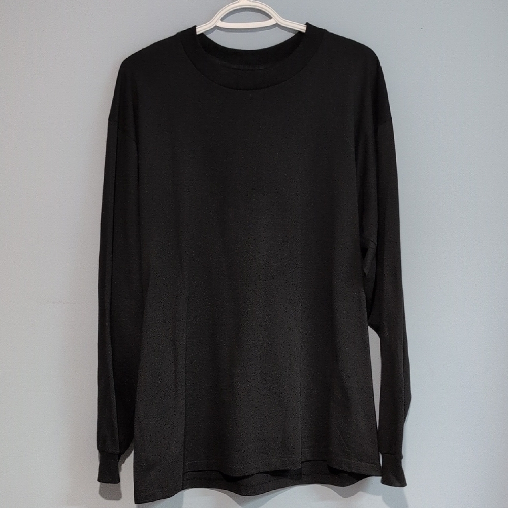 Platinum Plus Back Logo The Kids On The Block Black Long Sleeve Tee Size XL